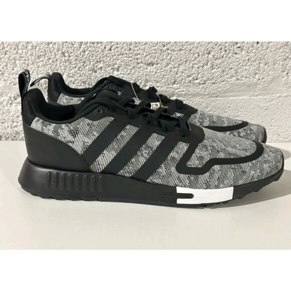 Adidas Multix Black White Grey Digital GZ5477 Running Shoes Sneakers Sz 10.5 main image 4